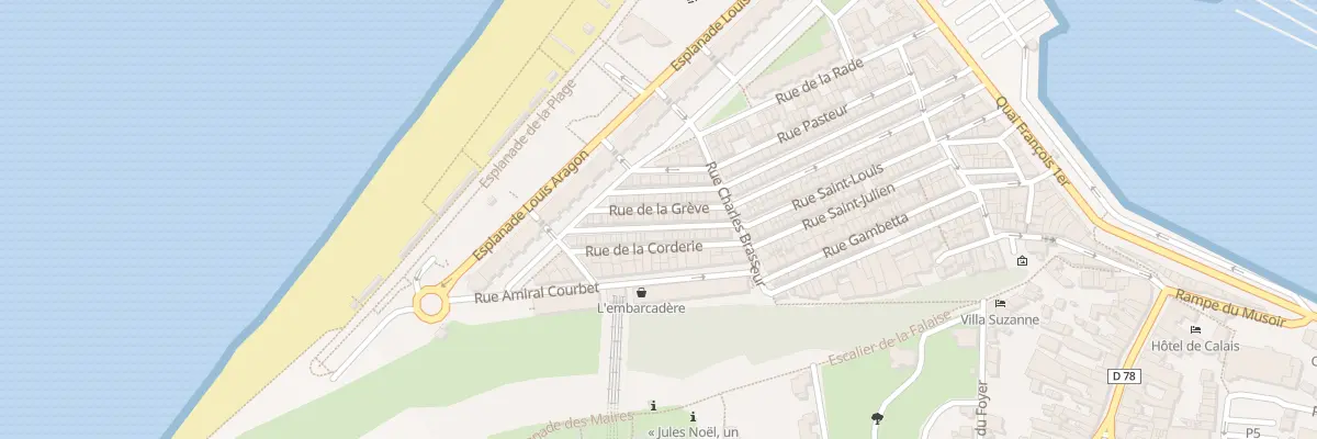 Plan du 21 Rue de la Grève au Tréport