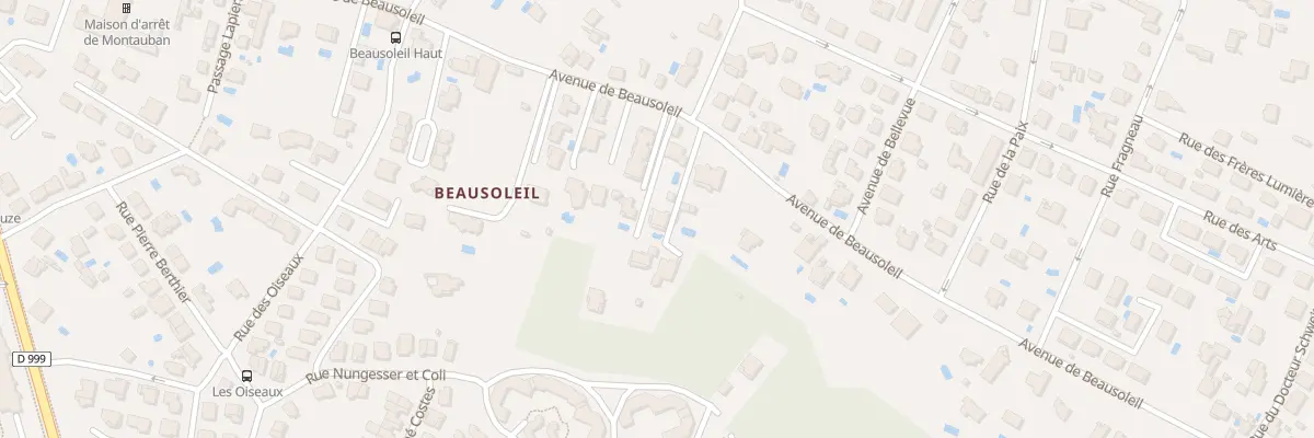 Plan du 680 Av de Beausoleil à Montauban
