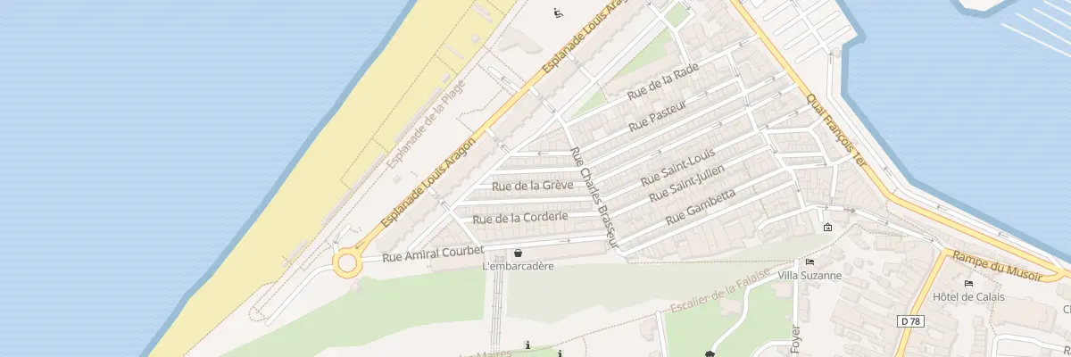 Plan du 18 Rue de la Grève au Tréport