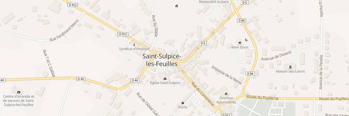 Plan du 14 Pl de l’Eglise à Saint-Sulpice-les-Feuilles