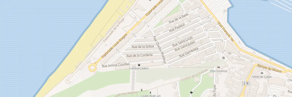 Plan du 15 Rue de la Grève au Tréport