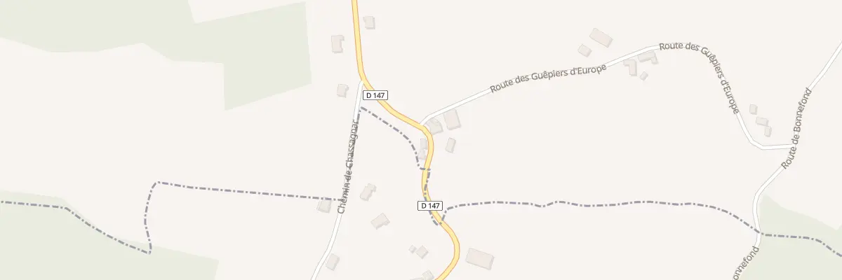 Plan du 3066 Rte De La Rivière à Yssandon