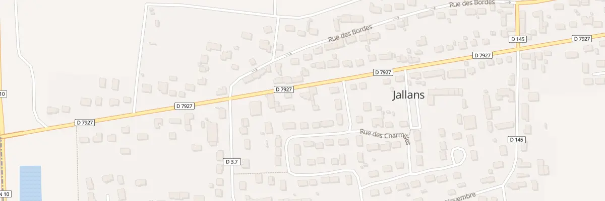 Plan du 34 Rue de la République à Jallans