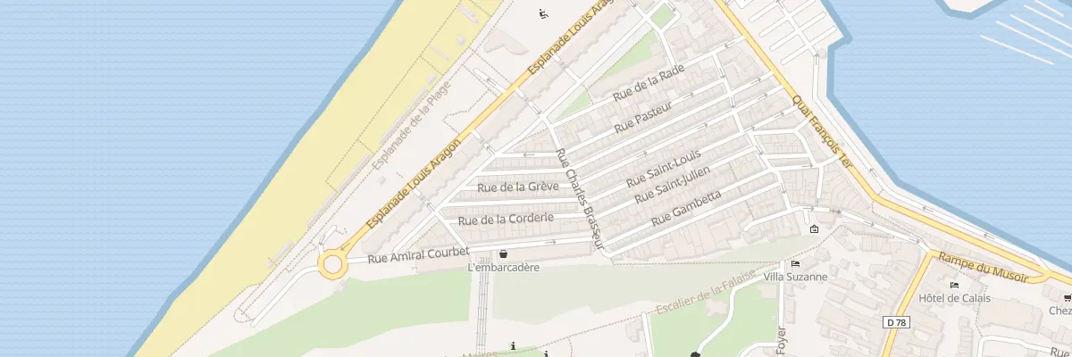 Plan du 12 Rue de la Grève au Tréport