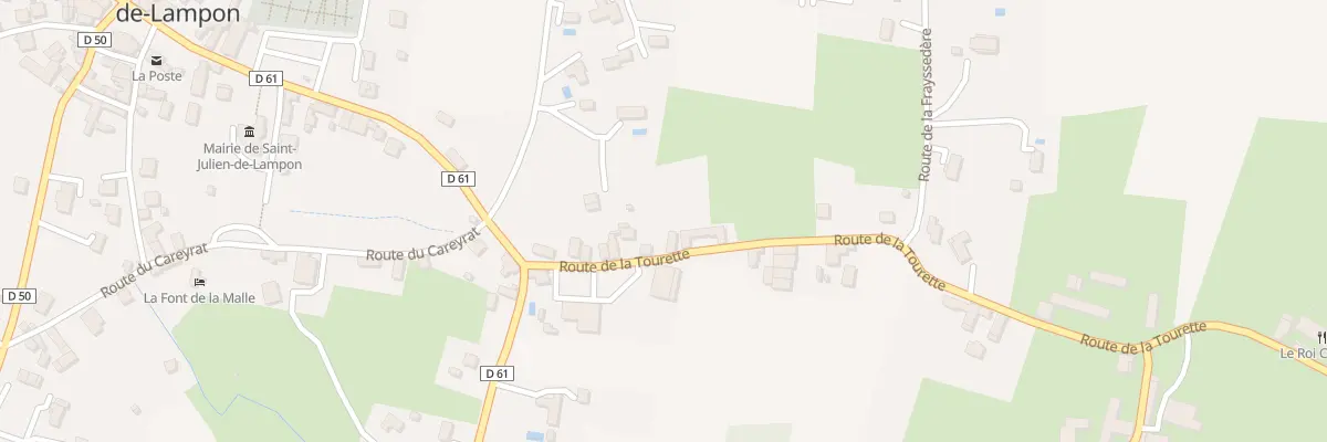 Plan du 105 Rte de la Tourette à Saint-Julien-de-Lampon