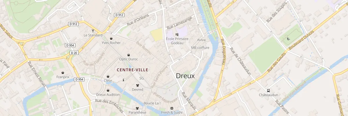 Plan du 7B Rue de Senarmont à Dreux