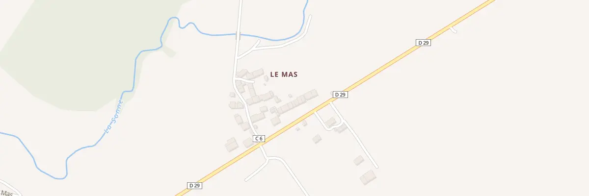 Plan du 5102 Le Mas à Luzeret
