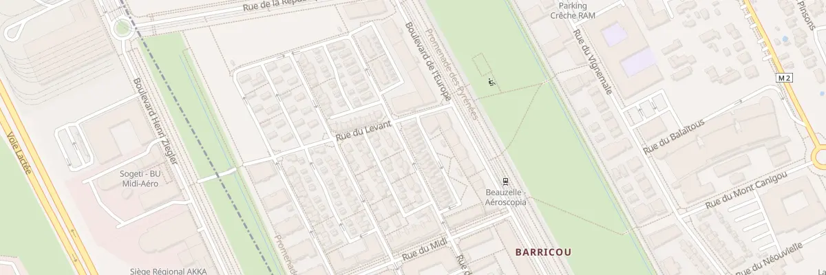 Plan du 68 Rue du Sirocco à Beauzelle