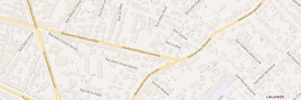 Plan du 699 Bd Alsace Lorraine à Montauban