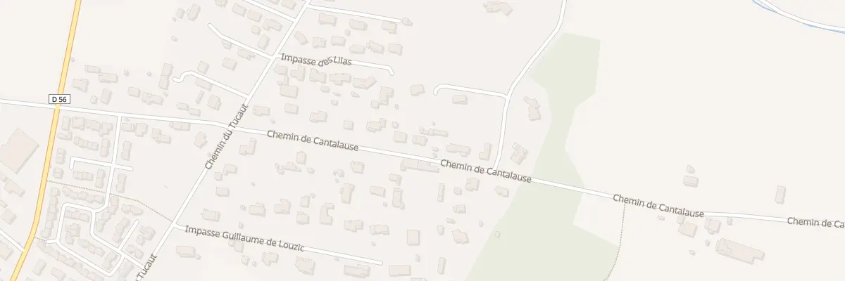 Plan du 445 Che de Cantalause à Eaunes