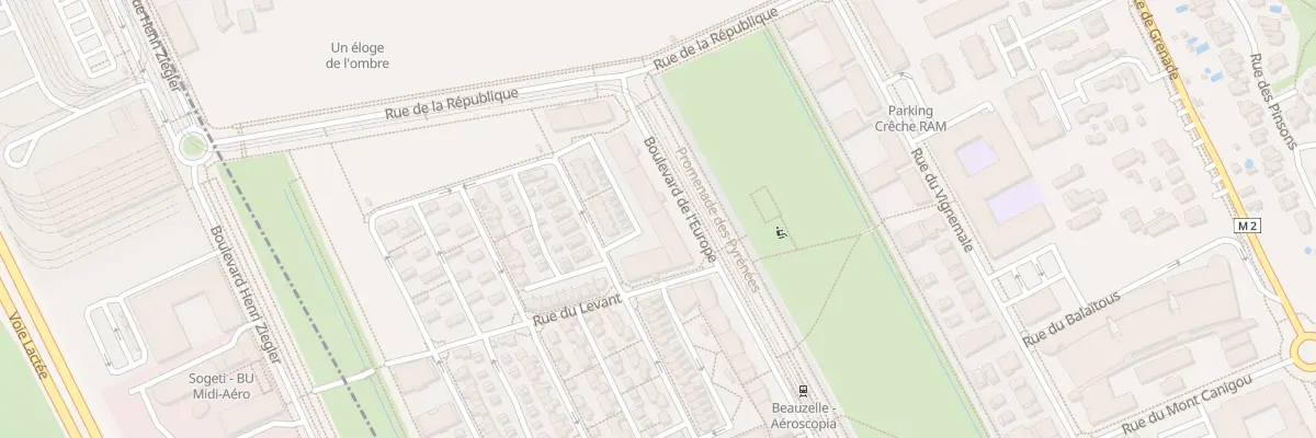 Plan du 4 Bd de l’Europe à Beauzelle