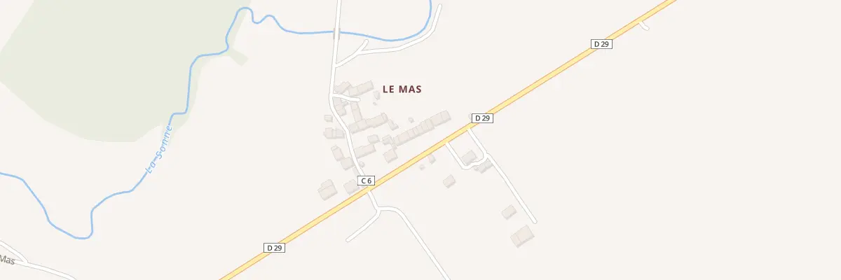Plan du 5103 Le Mas à Luzeret