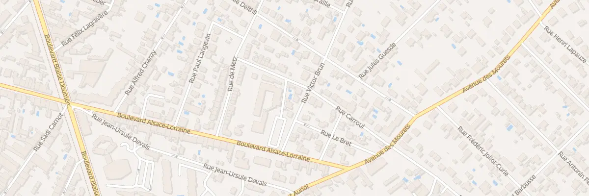 Plan du 9 Rue Victor Brun à Montauban