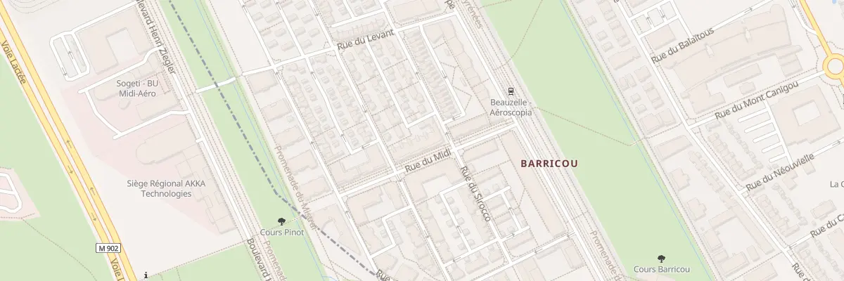 Plan du 29 Rue du Sirocco à Beauzelle