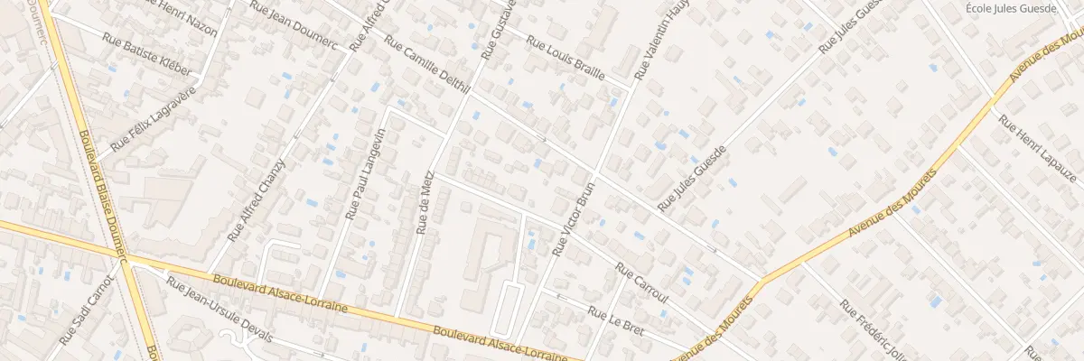 Plan du 620 Rue Camille Delthil à Montauban
