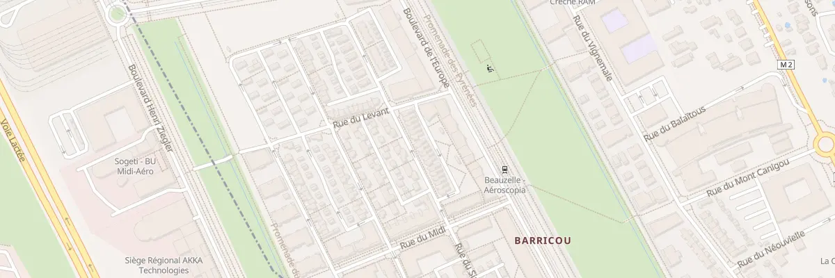 Plan du 62 Rue du Sirocco à Beauzelle