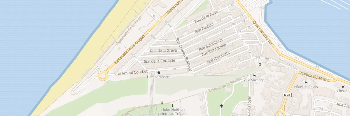 Plan du 9 Rue des Chantiers au Tréport