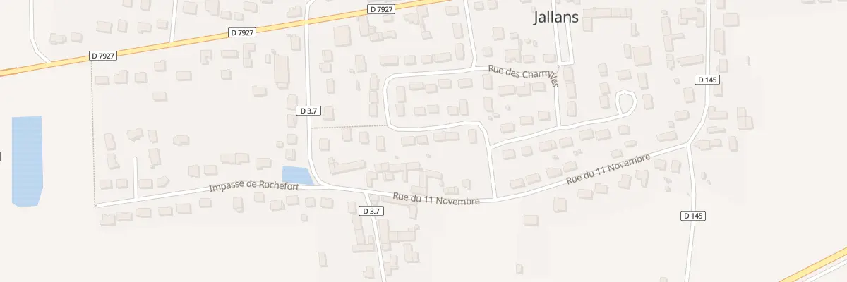 Plan du 21 Rue des Tilleuls à Jallans