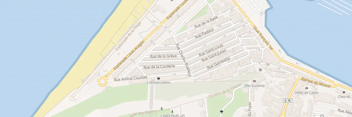 Plan du 5 Rue de la Grève au Tréport