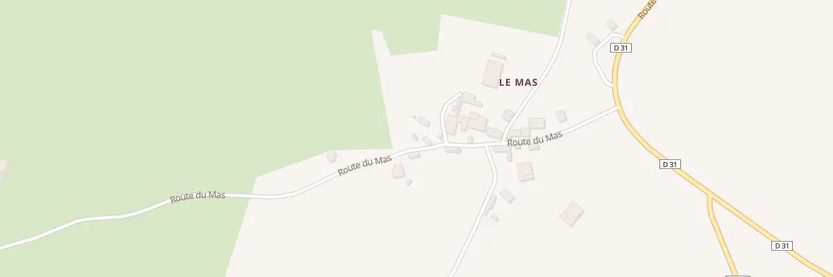 Plan du 228 Rte du Mas à Saint-Sornin-Lavolps