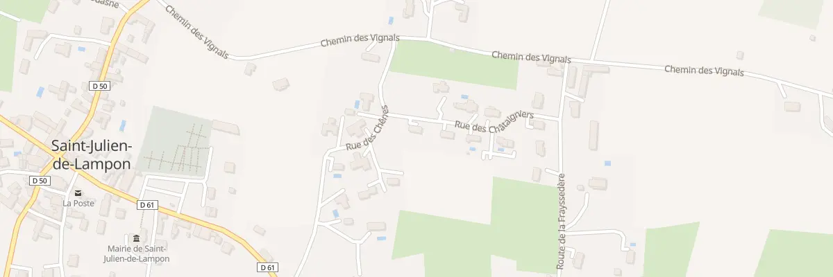 Plan du 30 Rue des Châtaigniers à Saint-Julien-de-Lampon