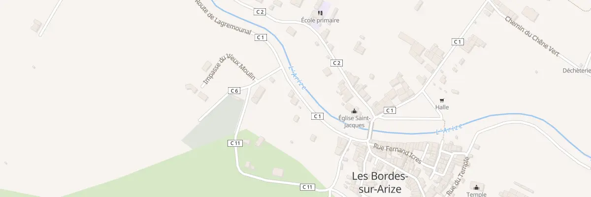 Plan du 237 Eycheil aux Bordes-sur-Arize