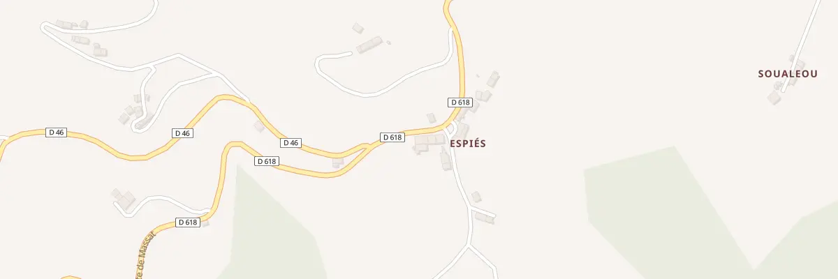 Plan du 204 Espios à Boussenac