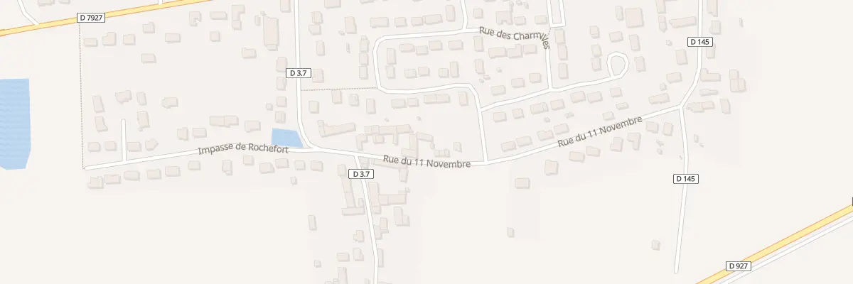 Plan du 19 Rue du Onze Novembre à Jallans