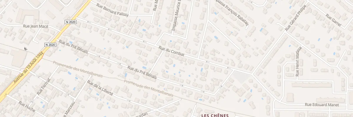 Plan du 310 Rue du Combat à Montauban