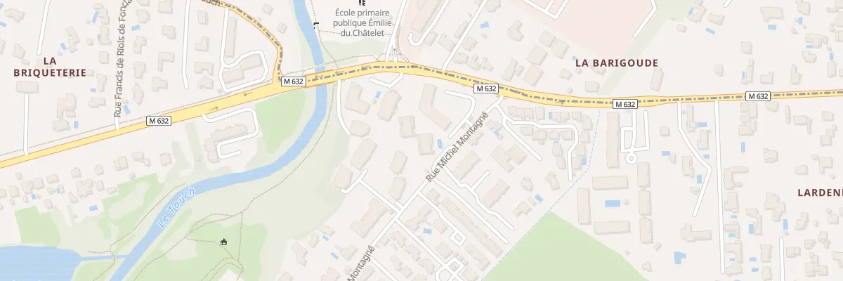 Plan du 8 Rue Michel Montagne à Tournefeuille