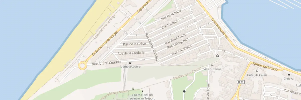 Plan du 3 Rue des Chantiers au Tréport