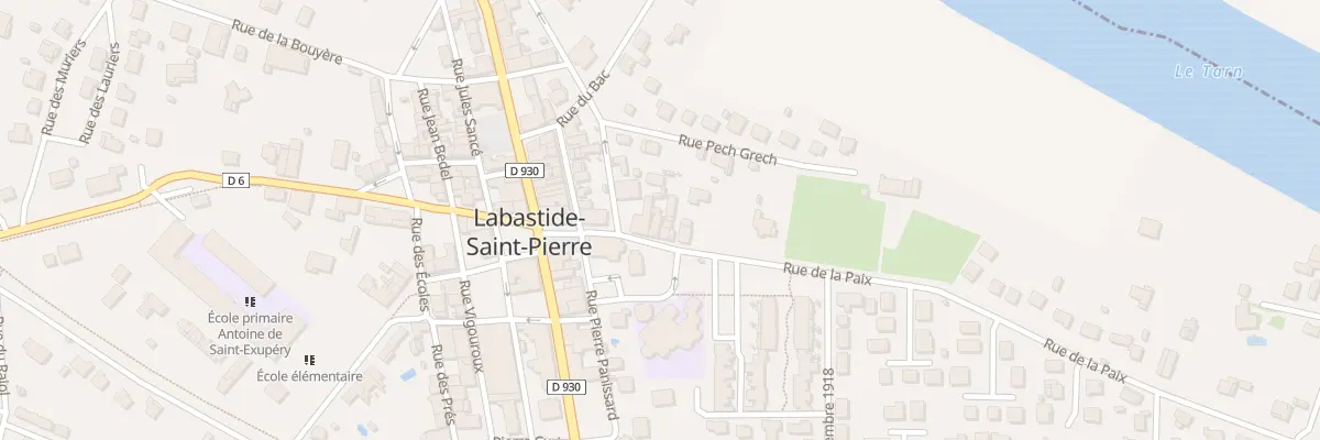 Plan du 55 Rue de la Paix à Labastide-Saint-Pierre