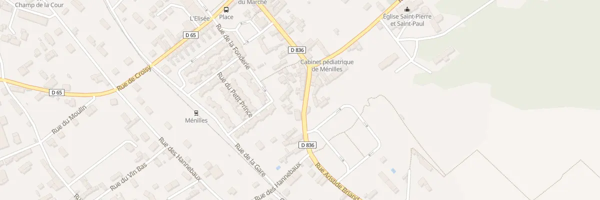 Plan du 37 Rue Aristide Briand à Ménilles
