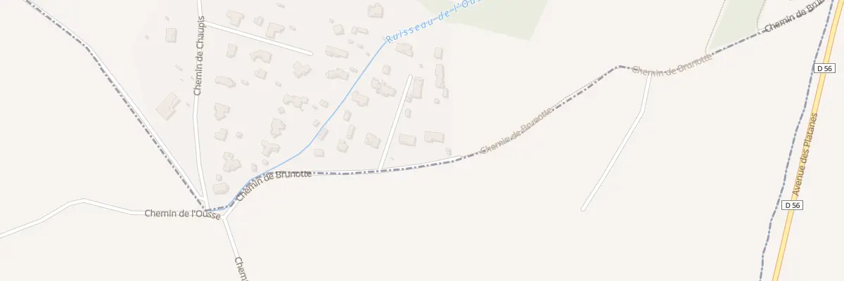 Plan du 9 Che de Brunotte à Saubens