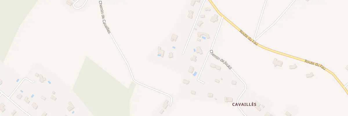 Plan du 550G Rte du Fau à Montauban