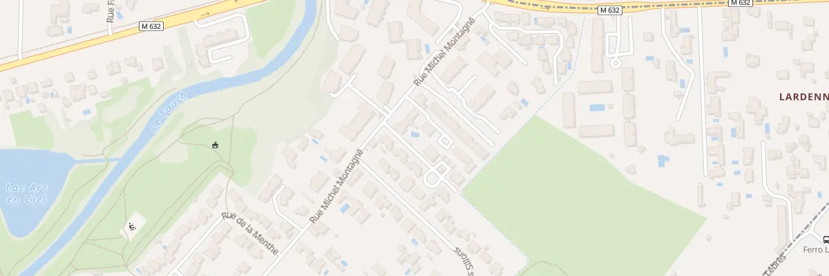 Plan du 21 Rue Michel Montagne à Tournefeuille