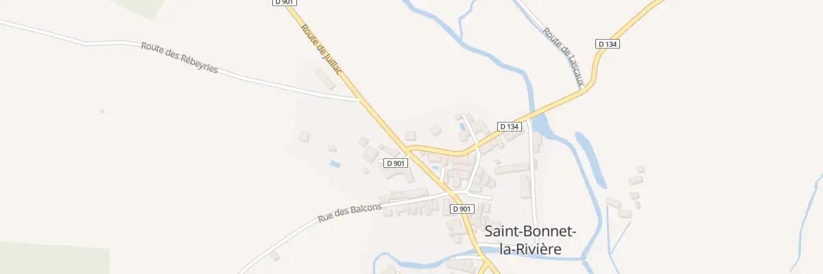 Plan du 1 Rue Des Celliers à Saint-Bonnet-la-Rivière