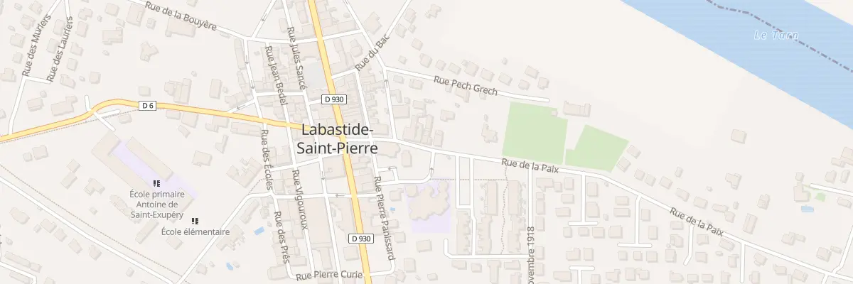 Plan du 63 Rue de la Paix à Labastide-Saint-Pierre