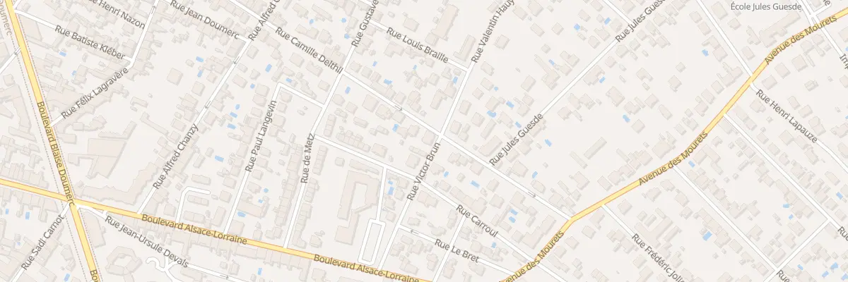Plan du 650 Rue Camille Delthil à Montauban