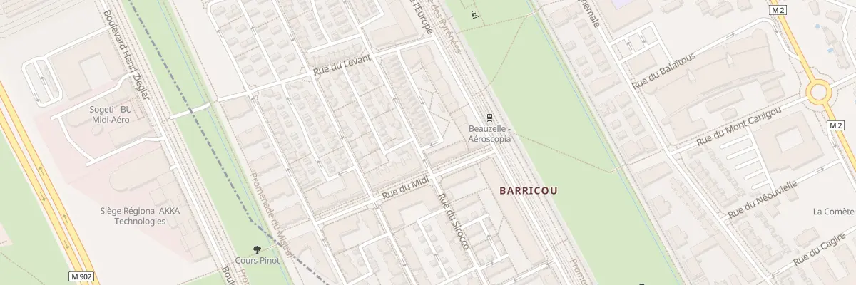 Plan du 40 Rue du Sirocco à Beauzelle