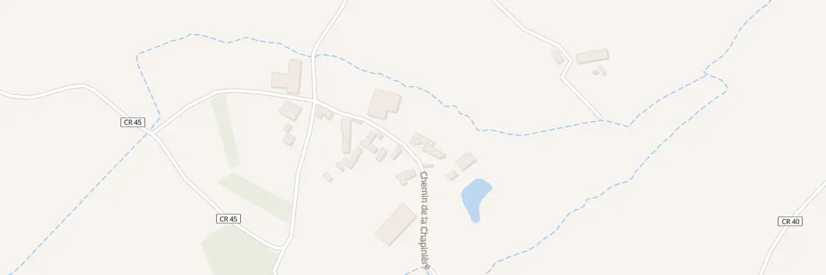 Plan du 5 Che de la Chapinière à Châteauvieux