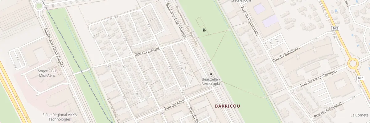 Plan du 18 Bd de l’Europe à Beauzelle