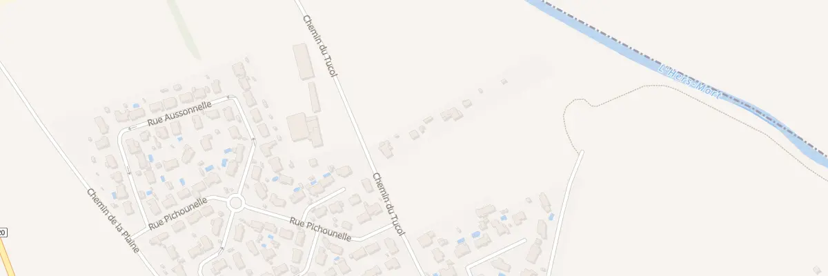 Plan du 38A Che de Tucol à Saint-Jory