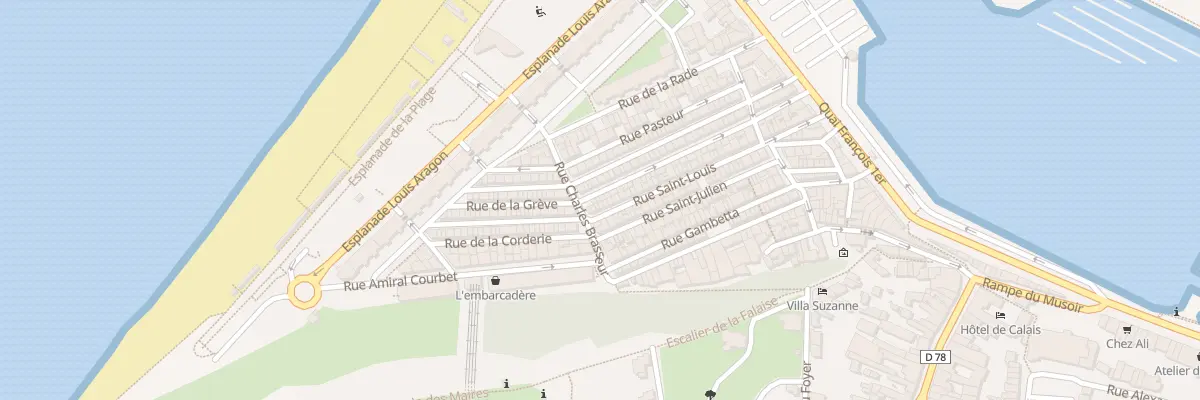 Plan du 57 Rue Thiers au Tréport