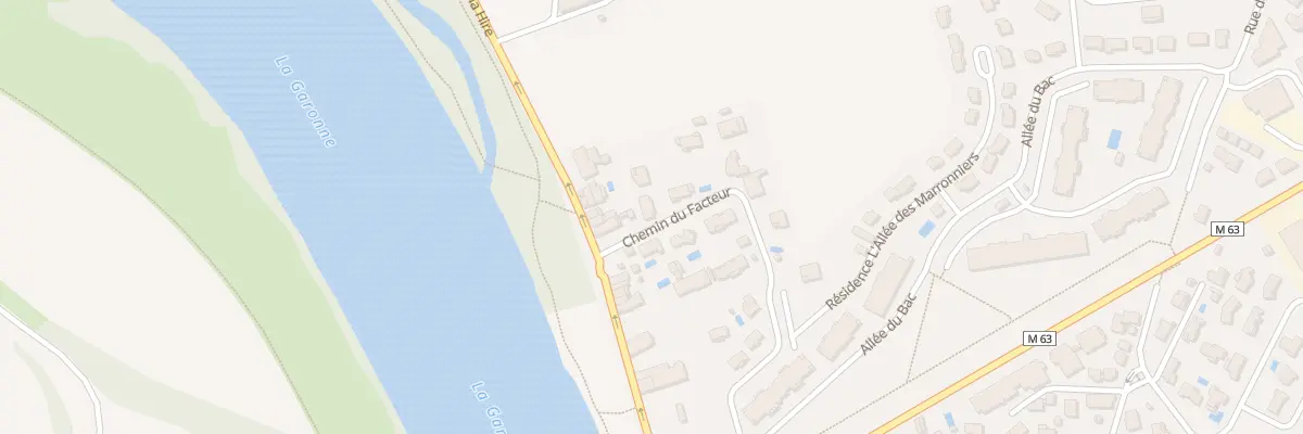 Plan du 1 Che du Facteur à Gagnac-sur-Garonne
