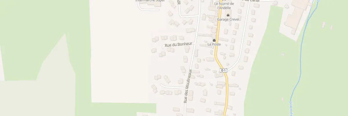 Plan du 1 Rue du Bonheur à Perriers-sur-Andelle