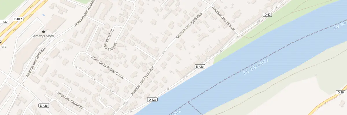 Plan du 29 Av des Pyrénées à Roques