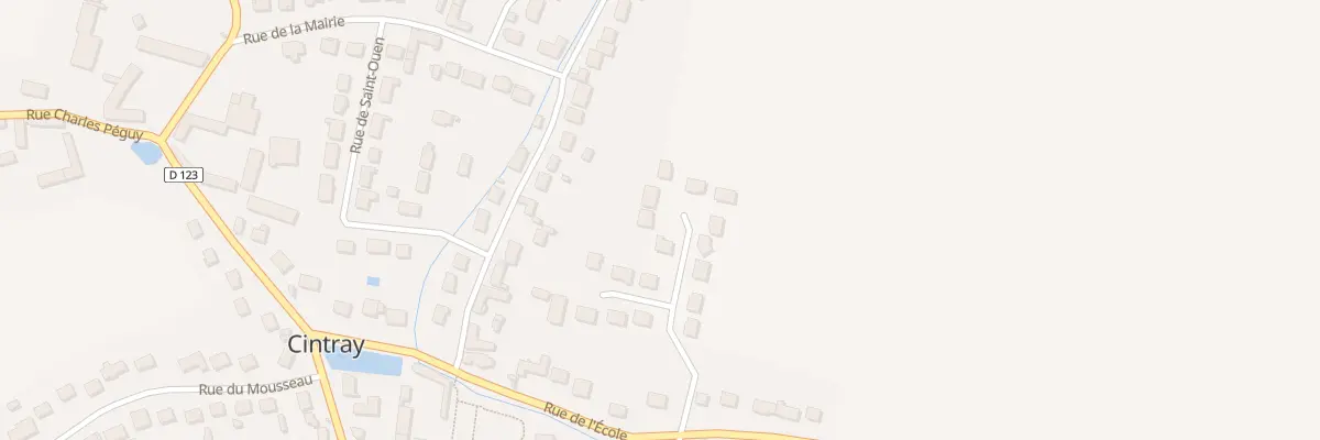Plan du 10 Ham de la Plaine à Cintray