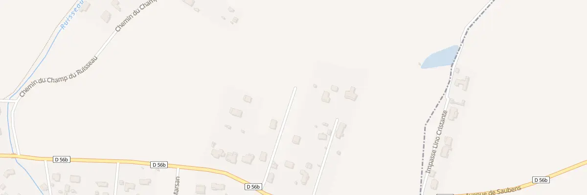 Plan du 63C Che de Pins à Saubens