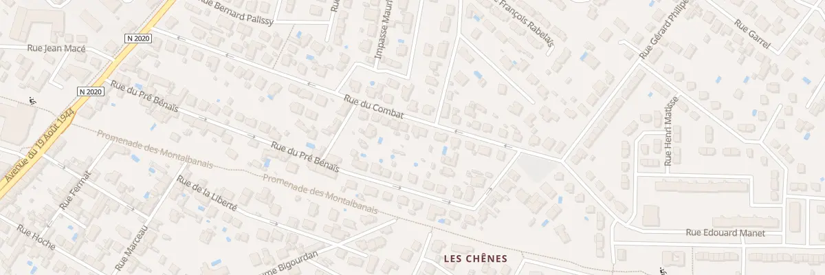 Plan du 350 Rue du Combat à Montauban